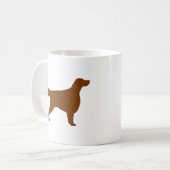 Irish Setter Silhouettes Koffiemok (Voorkant links)