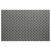 Irish Setter Silhouettes Pattern Black and Grey Stof (Yard (91,4 cm))