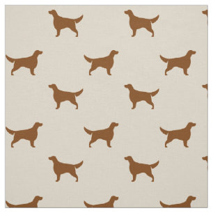 Irish Setter Silhouettes Pattern   Hondenras Stof
