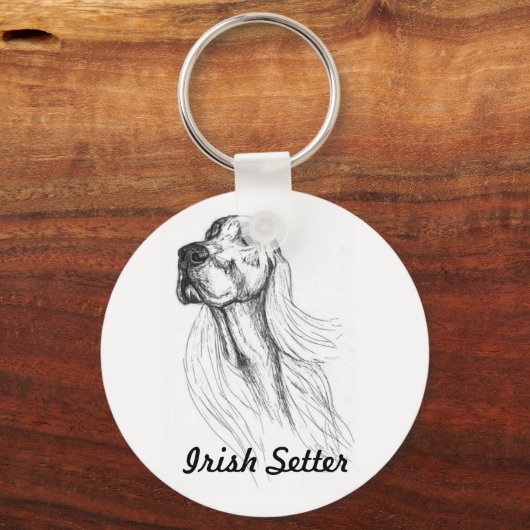 Irish Setter Sleutelhanger (Voorkant)
