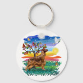 Irish Setter Sleutelhanger (Voorkant)