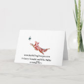 Irish Setter Sophie Kaart (Achterkant)