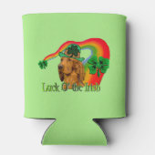 Irish Setter St Patricks Day Blikjeskoeler (Achterkant)