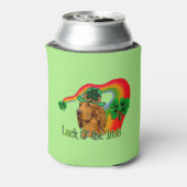 Irish Setter St Patricks Day Blikjeskoeler (Blikje Achterkant)