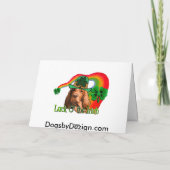 Irish Setter St. Patricks Kaart (Achterkant)