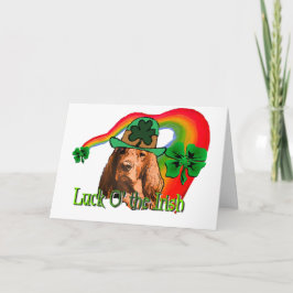 Irish Setter St. Patricks Kaart