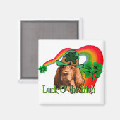 Irish Setter St. Patricks Magneet (Voorkant / Achterkant)