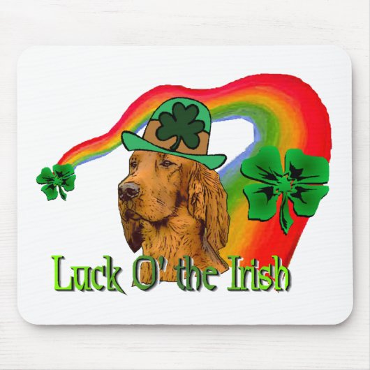 Irish Setter St Patricks Muismat (Voorkant)