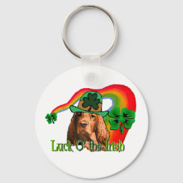 Irish Setter St. Patricks Sleutelhanger