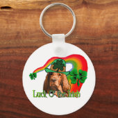Irish Setter St. Patricks Sleutelhanger (Voorkant)