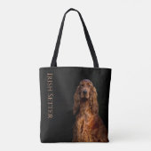 Irish Setter-Tas Tote Bag (Achterkant)