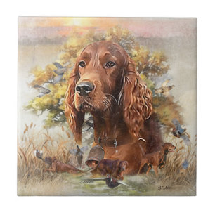 Irish Setter Tegeltje