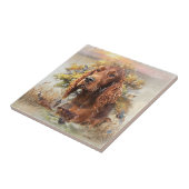 Irish Setter Tegeltje (Zijkant)