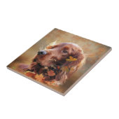 Irish Setter Tegeltje (Zijkant)