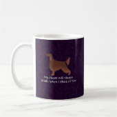 Irish Setter Thinking You Pet Memorial Dog Koffiemok (Links)