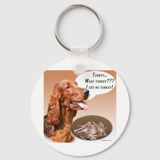 Irish Setter Turkije Sleutelhanger (Voorkant)