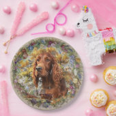 Irish Setter - Ultimate Upland Bird Dog Papieren Bordje (Feest)