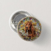 Irish Setter - Ultimate Upland Bird Dog Ronde Button 3,2 Cm (Voorkant /achterkant)