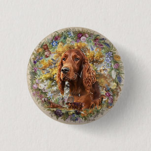 Irish Setter - Ultimate Upland Bird Dog Ronde Button 3,2 Cm