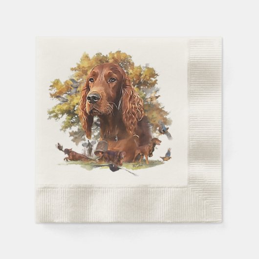 Irish Setter - Ultimate Upland Bird Dog Servet (Voorkant)