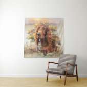 Irish Setter - Ultimate Upland Bird Dog Wandkleed (In situ)