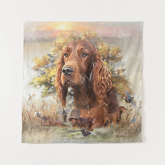 Irish Setter - Ultimate Upland Bird Dog Wandkleed (Voorkant)
