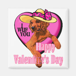 Irish Setter Valentijnsdag Gifts Magneet