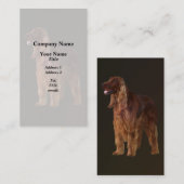 Irish Setter Visitekaartje (Voorkant / Achterkant)