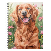 irish setter Waterverf journal Notitieboek (Voorkant)