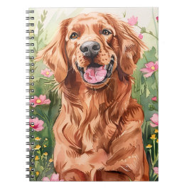 irish setter Waterverf journal Notitieboek