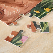 Irish Setter Waterverf Puzzel Legpuzzel (Zijkant)