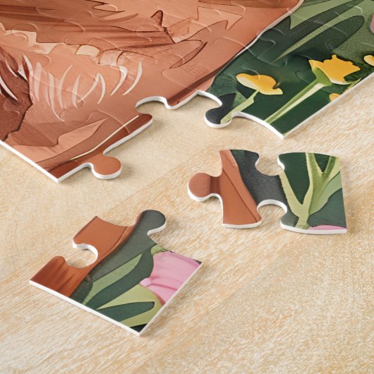 Irish Setter Waterverf Puzzel Legpuzzel (Zijkant)