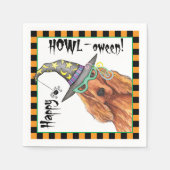 Irish Setter Witch Napkins Servet (Voorkant)