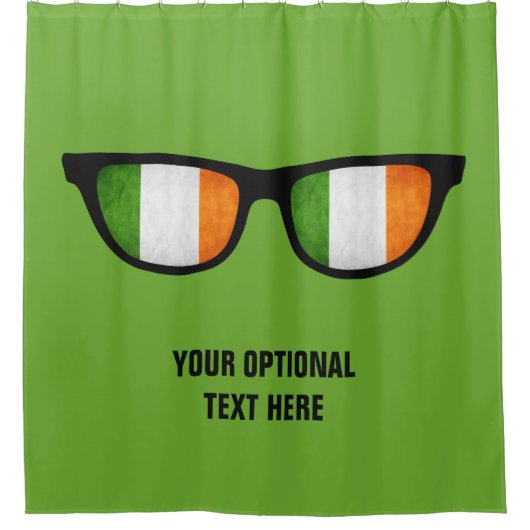 Irish Shades aangepaste douche gordijn (Voorkant)
