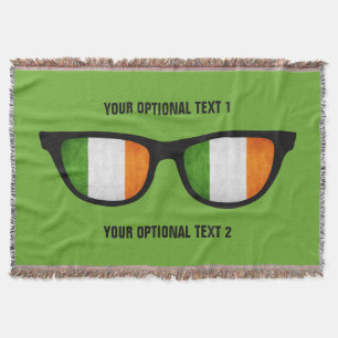Irish Shades aangepaste gooi deken