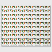 Irish Shades aangepaste tekst & kleur cadeauverpak Cadeaupapier (Vlak)