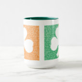 Irish Shamrock aangepaste mok - kies stijl (Midden)