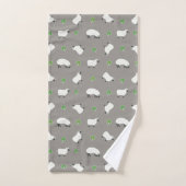 Irish Shamrock and Sheep Pattern Bad Handdoek (Handdoek)