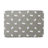 Irish Shamrock and Sheep Pattern Badmat (Voorkant)