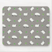 Irish Shamrock and Sheep Pattern Muismat (Voorkant)