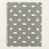 Irish Shamrock and Sheep Pattern Planner (Voorkant)