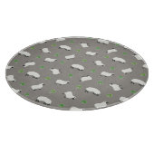 Irish Shamrock and Sheep Pattern Snijplank (Hoek)