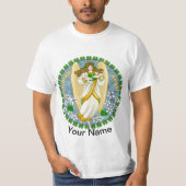 Irish Shamrock Angel T-shirt (Voorkant)
