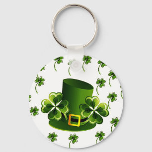 Irish Shamrock Art Sleutelhanger