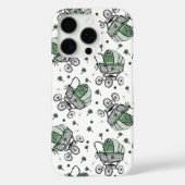 Irish Shamrock Baby Carriage Mother To Be Case-Mate iPhone Case (Achterkant)