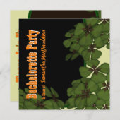Irish shamrock bachelorette kaart (Voorkant / Achterkant)