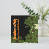 Irish shamrock bachelorette kaart (Staand voorkant)