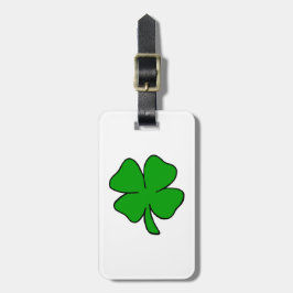 Irish Shamrock Bagagelabel