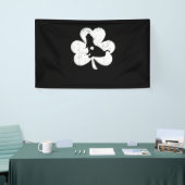Irish Shamrock Basset Hound Dog St. Patrick's Day Spandoek (Beurs)