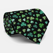 Irish Shamrock Black